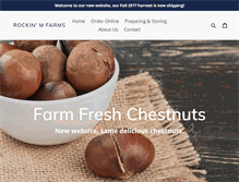 Tablet Screenshot of chestnutsrus.com
